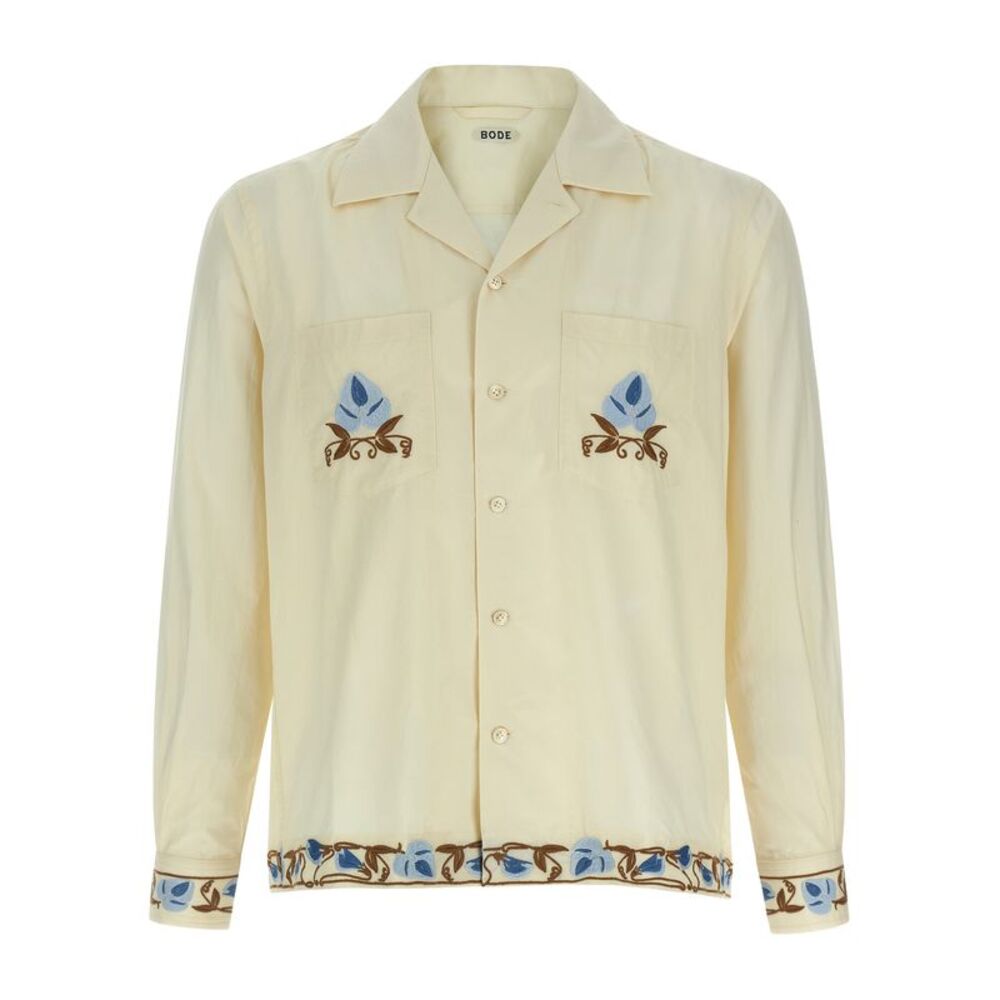 BODE Beige Cotton Men's Blouse